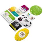 Custom Shape Die-Cut Gift Card Printing 400 Gsm