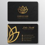 Rounded Corner Gold Foil Matt Laminated Business Card 400gsm - Image 2