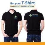 Polo T-Shirt Cotton Honeycom Half Sleeve Custom Logo Embroidery And Print (10 Pcs)