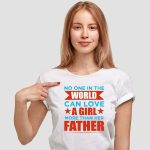 Round Neck T-Shirt Print For Girls