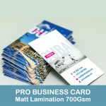 Pro Business Card Matt Lamination 700Gsm