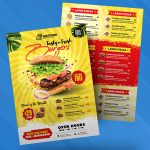 Restaurant Menu A4 Front And Back 4 Color - Image 2