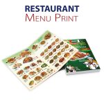Restaurant Menu A4 Front And Back 4 Color