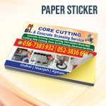 Paper Sticker Glossy Lamination